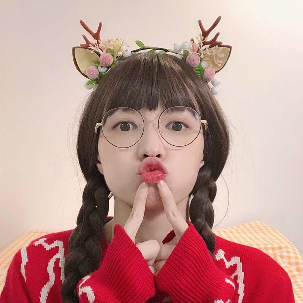 Make Up Flower Branch Hair Accessories Antlers Headband Korean Style Head Hoop Women Hair Band