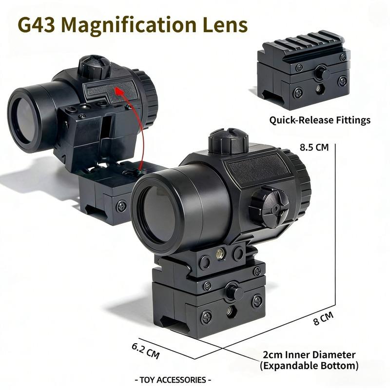 Горячая Распродажа Голографический Красный Точечный Прицел G43/G33 Увеличительная Линза Совмещенный Прицел для Винтовки 20-мм Направляющая