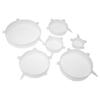 1-5Pcs Stretch Silicone Lids Heat Resistant Reusable Food Wrap Bowl Pot Pan Cover Universal Cookware Lid Kitchen Refrigerator