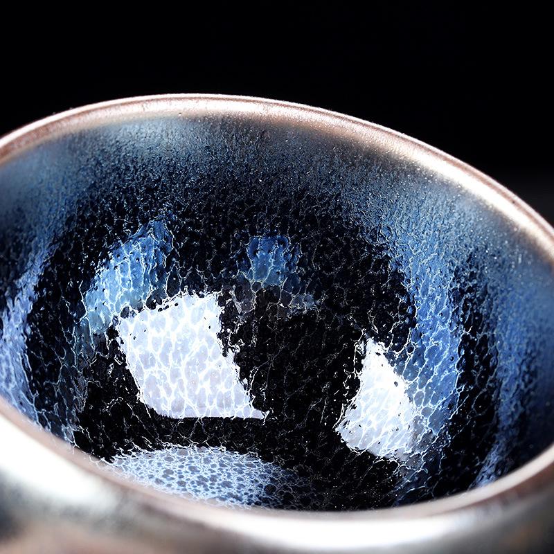 Узор чешуи синего дракона Феникса, чашка в форме чаши Цзяньчжан, чайный сервиз кунг-фу, чашка мастера глазури Цилинь Яо