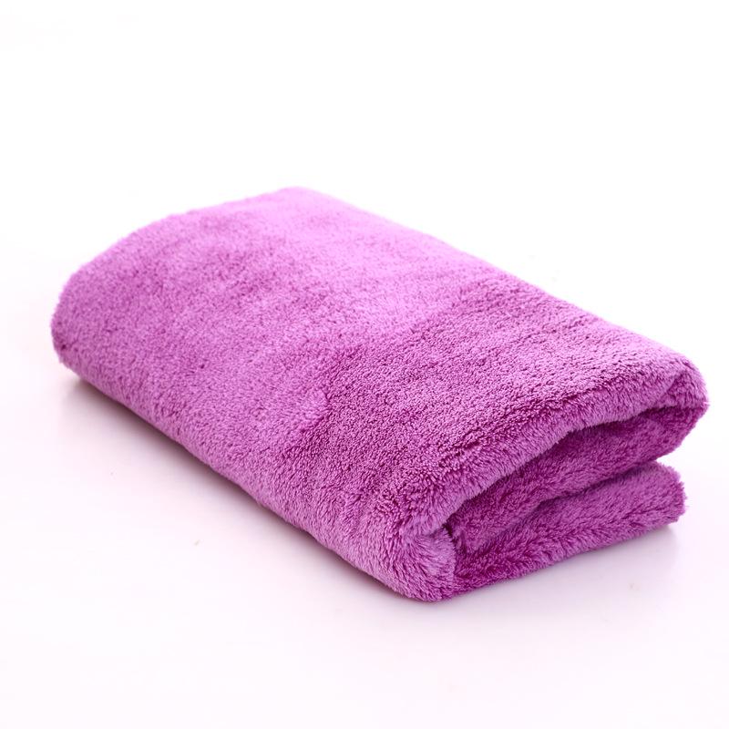Larger, Thicker Coral Fleece Car Cleaning Towel - Soft, Absorbent, Durable, and Lint-Free