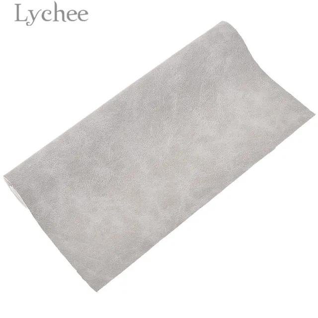 New Lychee Life 21x29cm A4 Faux Suede PU Leather Fabric For Garment Waterproof Synthetic Leather Fabric DIY Sewing Material
