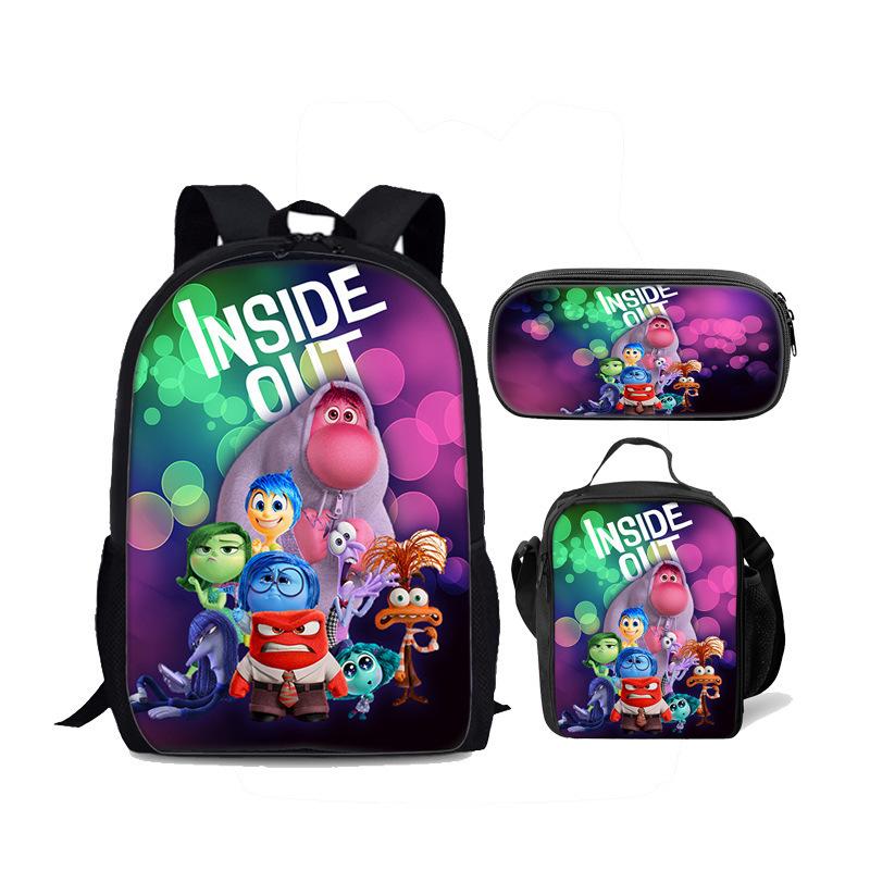Школьный рюкзак Insideout Student 17 дюймов, сумка-холодильник, набор из трех предметов Mind Team