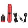 Rotary Tattoo Pen Machine Kit with 1300mAh Power Supply Clip Cord RCA Connector Wireless Tattoo Pen