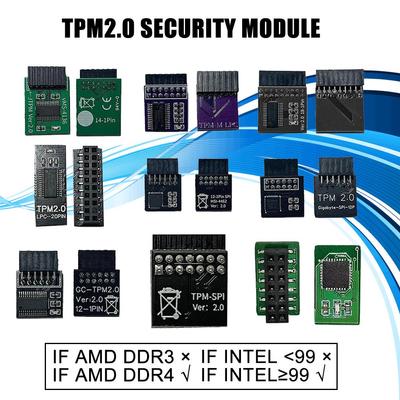 Модуль безопасности шифрования TPM 2.0 Карта удаленного доступа Поддерживает материнские платы разных брендов 12 14 18 20-1-контактные разъемы