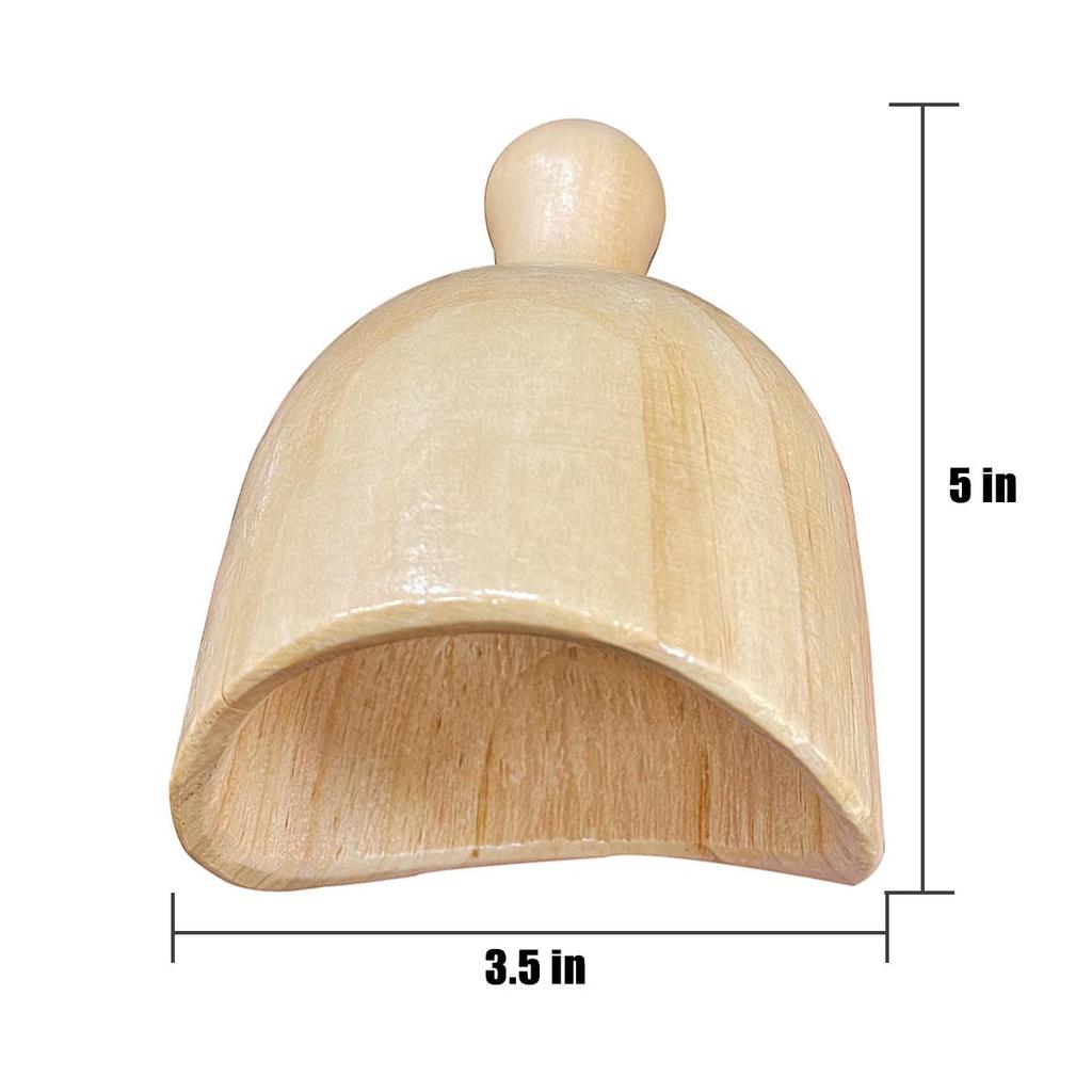 Wooden Therapy Gua Sha Tool Handheld Massage Wood Cup Wood Therapy Tools Lymphatic Drainage Massager Sculpting Anti-Cellulite