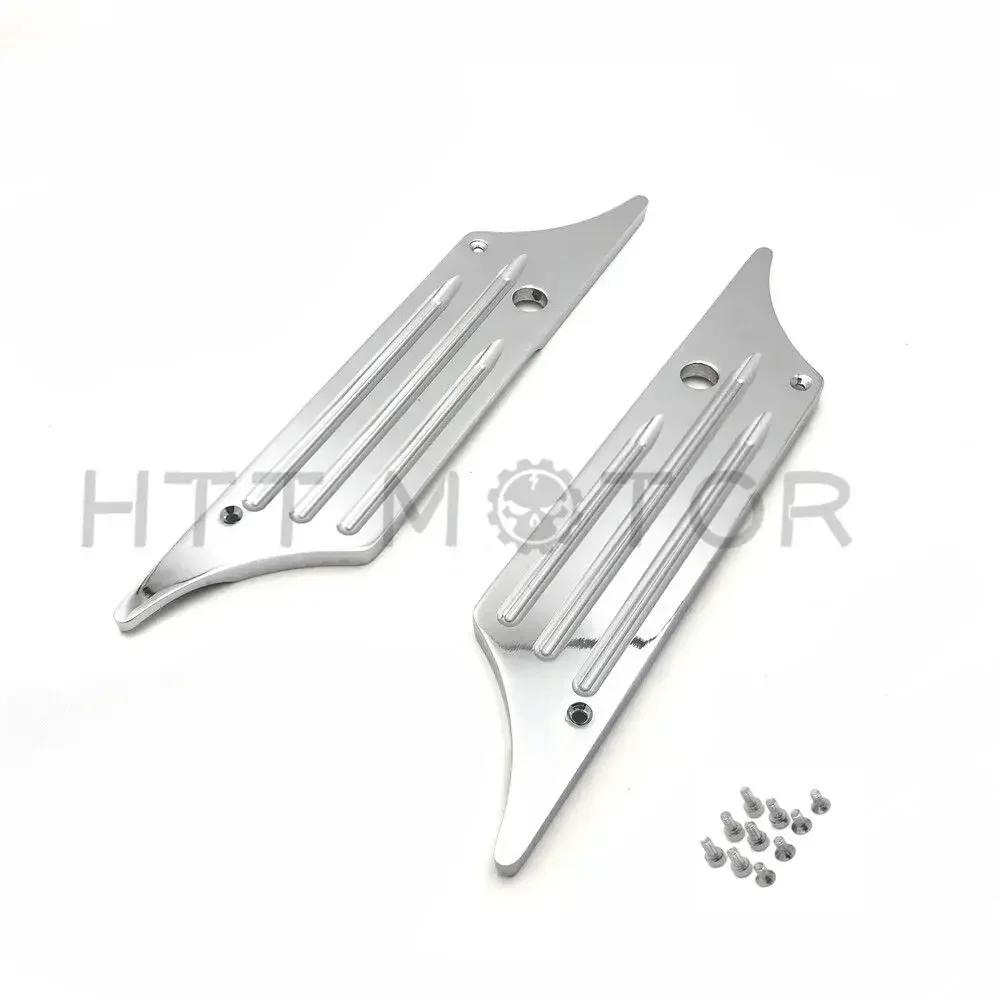 Edge CNC Cut Black Hard Bag Latch Cover For Harley Davidson Touring 1993-2013 Motorcycle Parts