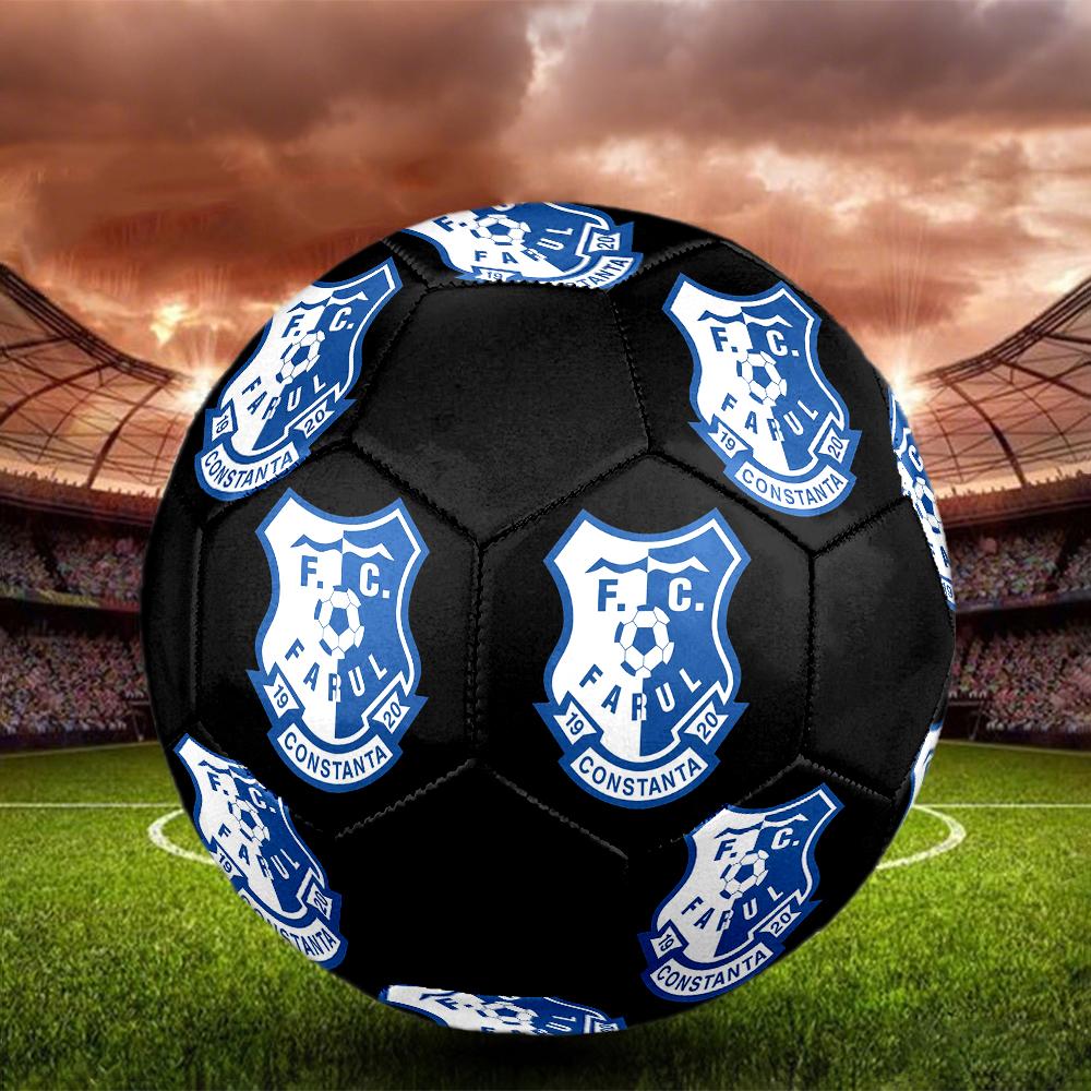 Farul FC Soccer Ball, colorful, suitable for all ages, machine-stitched, PVC material, competition grade, durable and high bounce