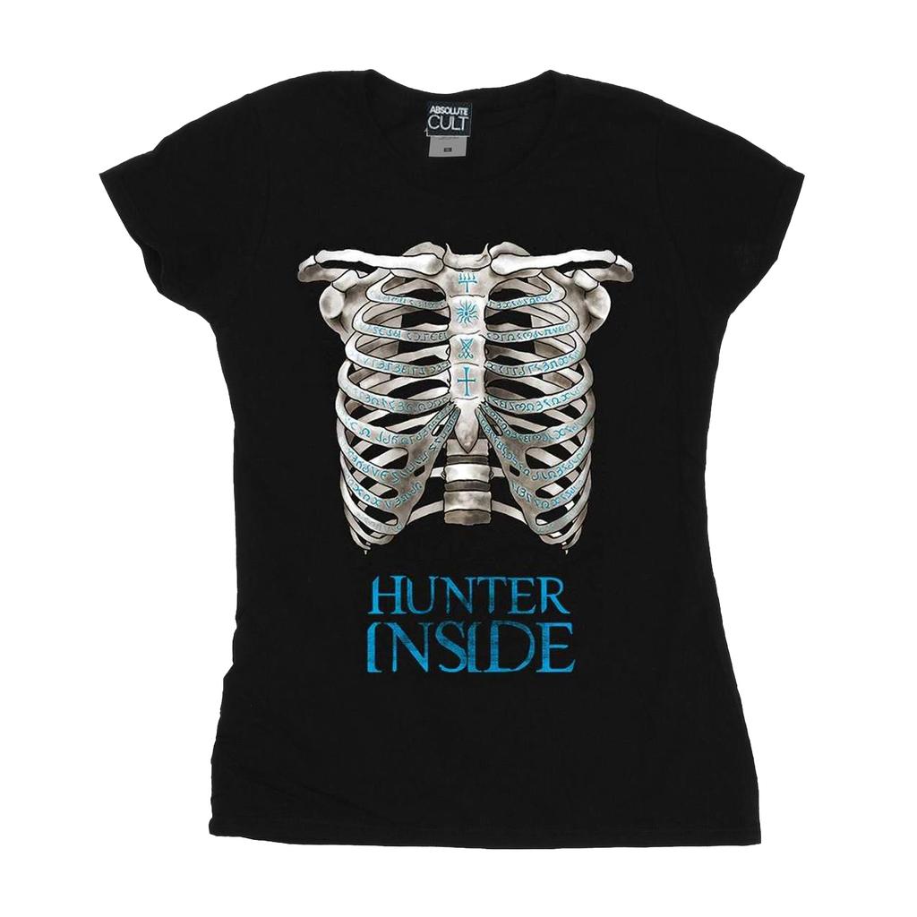 Supernatural Womens/Ladies Hunter Inside Cotton T-Shirt