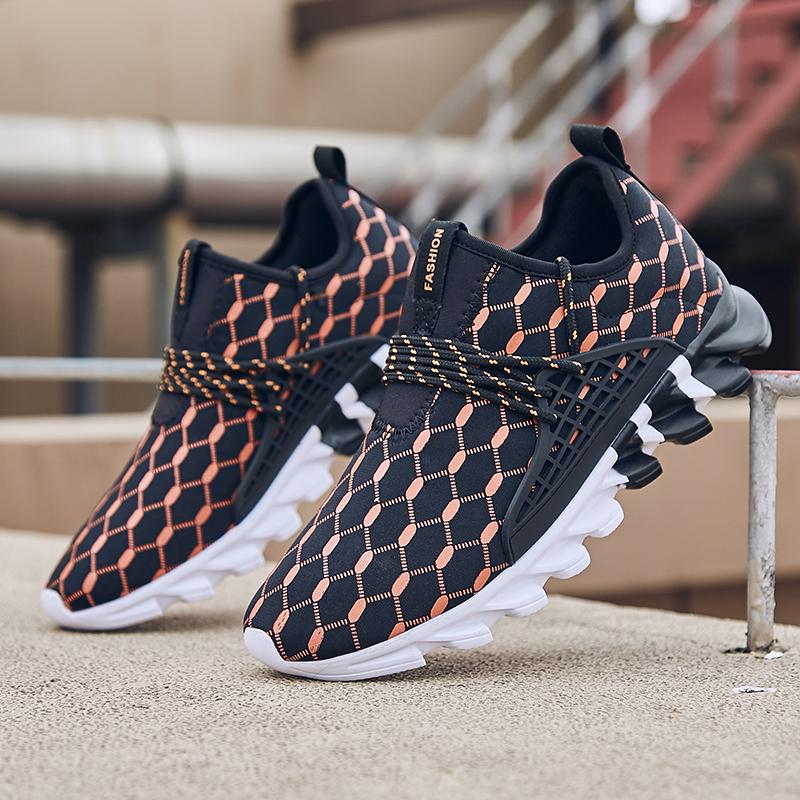 Мужская обувь большого размера 39-47Сверхлегкие спортивные повседневные мужские туфли Four Seasons Кроссовки для мужчин