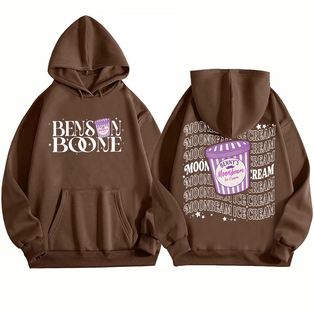 Benson Boone 2025 Tour Hoodie - Moonbeam Ice Cream Edition