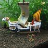 Aquarium Pirate Sunk Ship  Boat Resin Ornament For Aquarium Fish Tank Landscaping Decoration