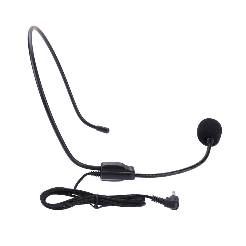3.5mm Head Microphone Mini Wired Headworn Microfone For Voice Amplifier Portable Teach Headset Voice Amplifier For Teachers