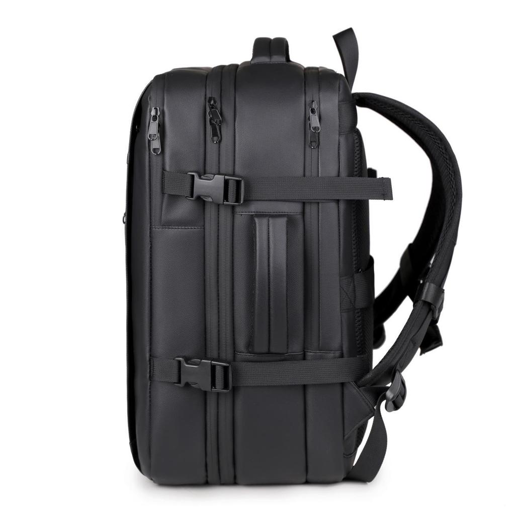 Расширяемый рюкзак для деловых поездок с отделением для ноутбука и разделением на влажное и сухое