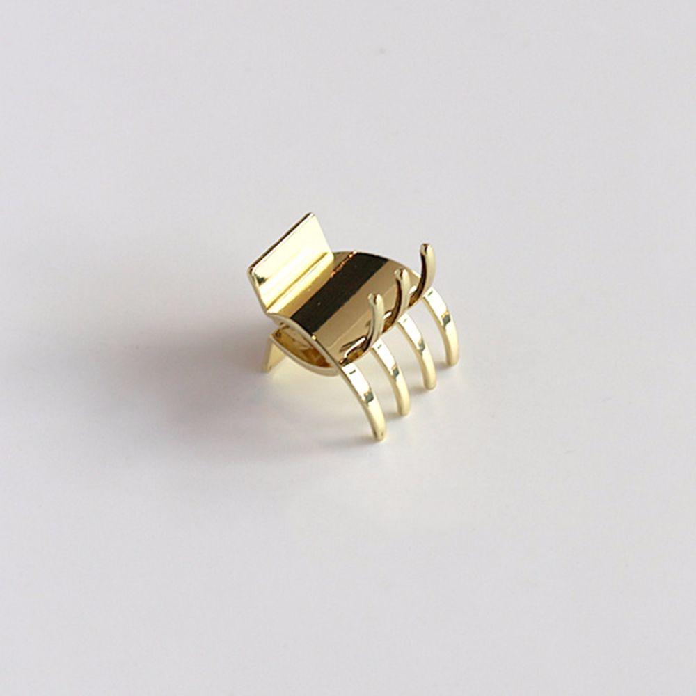Sweet Girls All-match Zinc Zinc Alloy Korean Hair Clip Hair Accessories Grasping Clip Metal Hair Claw