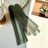 1PC Decorative Lace Scarf Embroidery Sheer Headband Bag Decoration Versatile Fashion Elegant