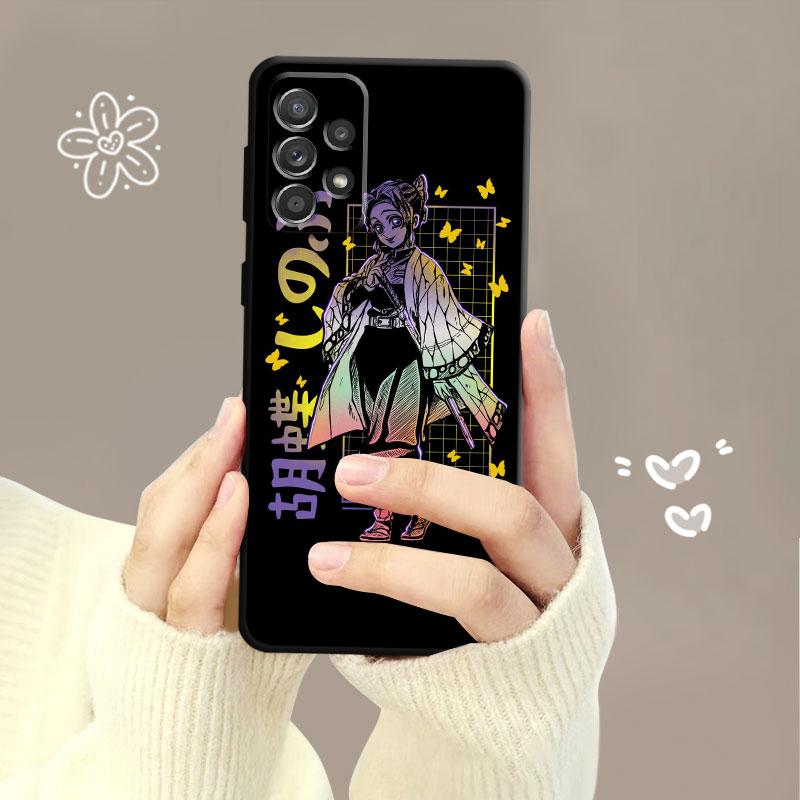 Чехол для телефона Demon Slayer Nezuko Tanjirou Eye для Samsung Galaxy A14 A73 A53 A71 A51 A31 A33 A22 A12 A21s A13 A32 A52s A72 A52 A23
