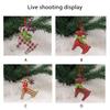 Christmas Tree Cute Elk Decorations Hanging Pendant Soft Pottery Deer Craft Ornament Xmas Ornaments for Home New Year