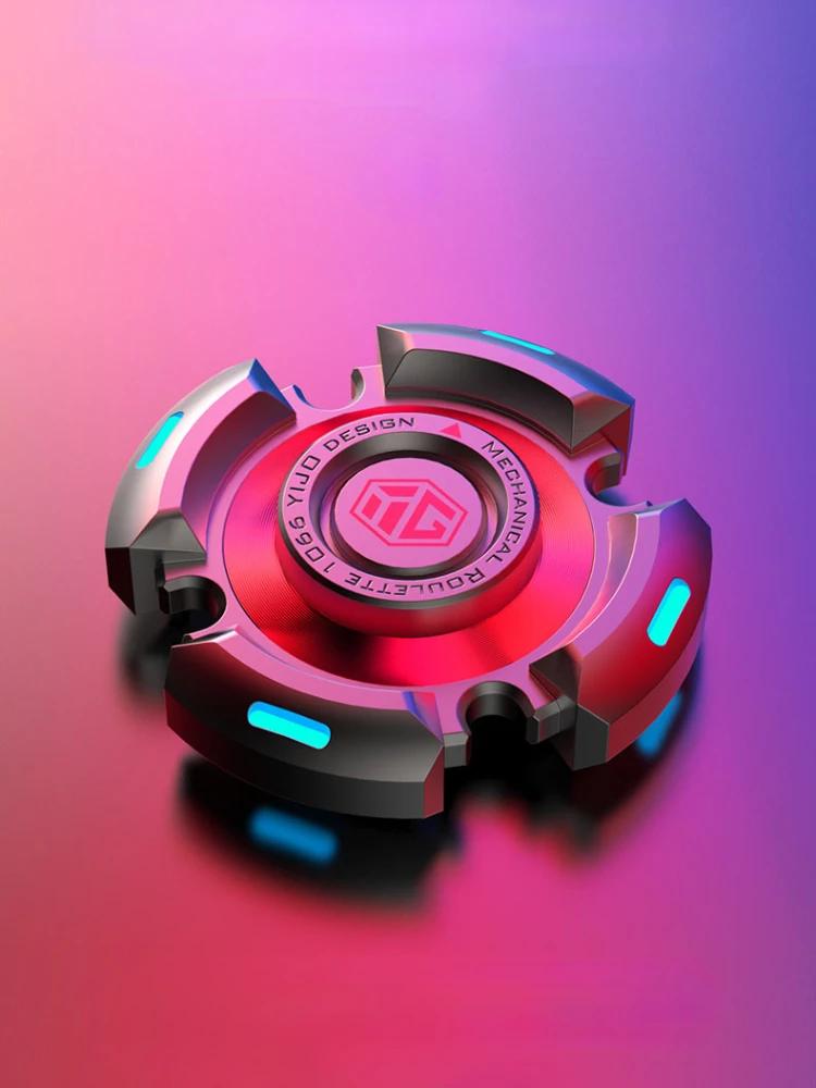 Спиннер Fidget, сплав, светящийся ручной гироскоп, игрушки для снятия стресса R188, бесшумный подшипник, звездное небо для взрослых, мужской рождественский подарок
