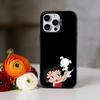 C-Cute cartoon B-Betty B-Boop Phone Case For iPhone 17,16,15,14,13,12,11 Plus,Pro Max,XS,Colorful Silver Phone case Funda Cover