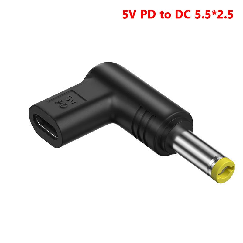 Usb C Pd в DC разъем питания универсальный 5/9/12 В тип C в DC разъем зарядный адаптер конвертер для маршрутизатора планшета мини вентилятор