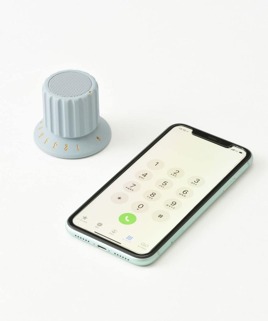 BRUNO Wireless Bluetooth Speaker with Volume Knob, IPX4 Waterproof, Magnetic, Suitable for Use in the Bath, Blue Gray (BDE060-BGY)