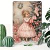 Christmas Tin Sign 8x12 Shabby Chic Metal Rustic Wall Art Decor for Kitchen Bar