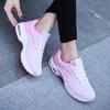 Модные новые большого размера модные плетеные кроссовки на воздушной подушке, повседневная спортивная обувь на толстой подошве, удобная, противоскользящая, износостойкая женская обувь