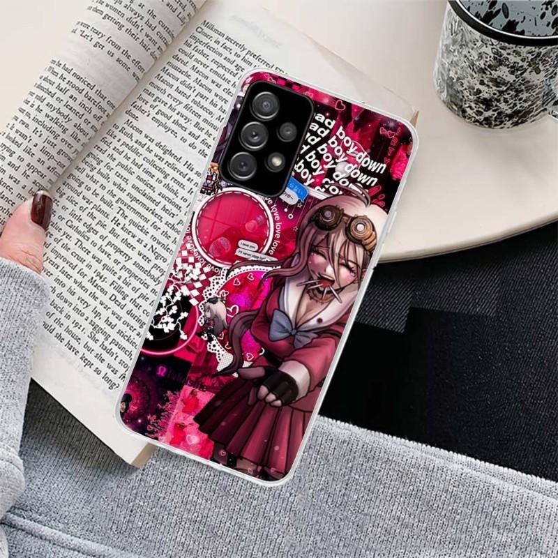 Крутой аниме-чехол для телефона Danganronpa для Samsung Galaxy S10 S21 S22 Plus Ultra A91 A51 A21S A12 Прозрачный чехол для телефона