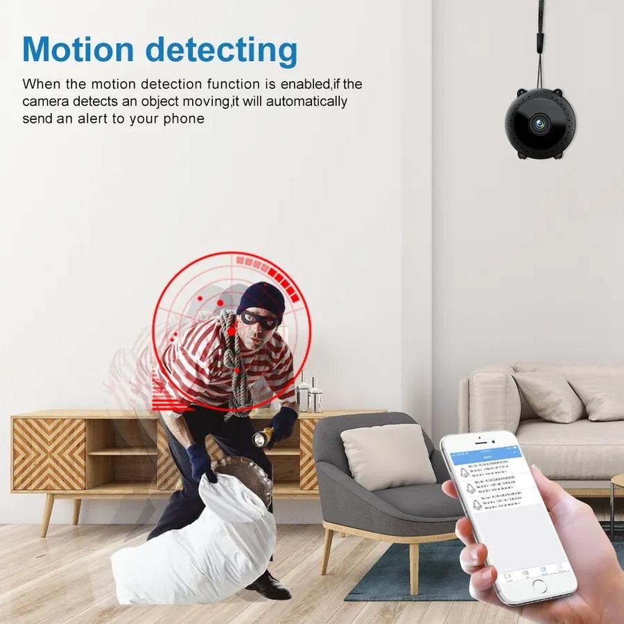 Мини-камера Wi-Fi, камера видеонаблюдения для домашней безопасности, маленькая беспроводная камера наблюдения, мини-видеокамера, видеокамера, Wi-Fi камера, няня 1080P
