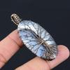 Tree of Life Dendrite Opal Pendant Natural Dendrite Opal Gemstone Pendant Copper Wire Wrapped Pendant Handmade Pendant Jewelry Gift For Her