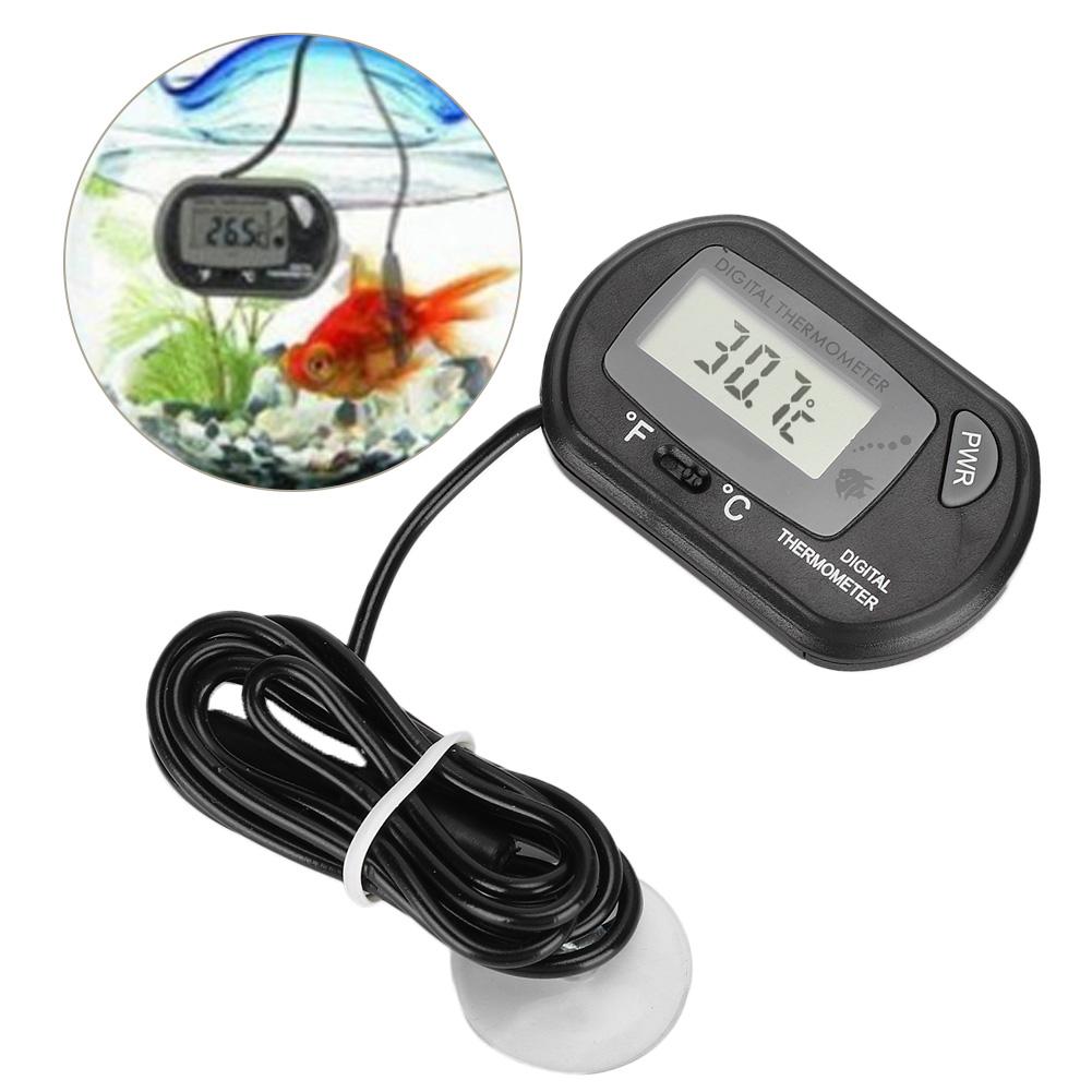 Digital LCD Sensor Aquarium Water Thermometer Controller Wired Fish Accessories