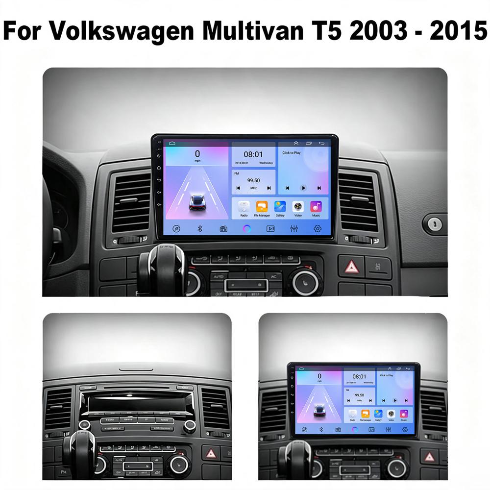 CPU ASR8662 Android 16 Car For Volkswagen Multivan T5 2003 - 2015 Carplay Multimedia Player Car Radio GPS Navigator stereo DVD