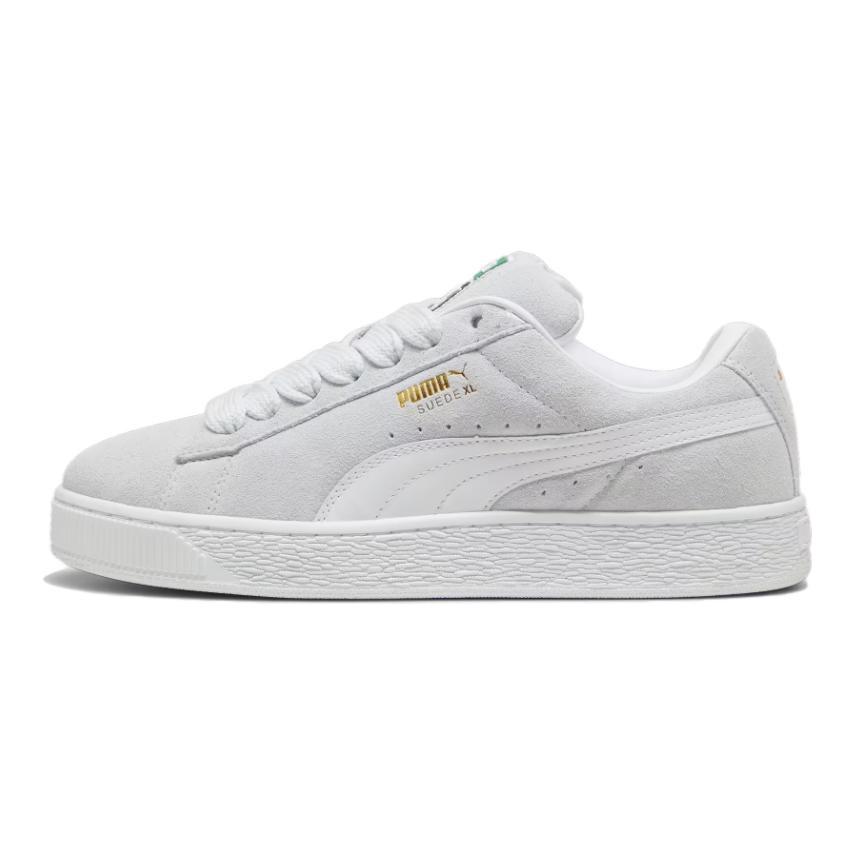 Puma Замшевые XL Удобные Универсальные Модные Низкие Кроссовки Унисекс Белые 395205-22