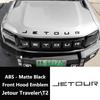 Наклейка на переднюю решетку автомобиля для Jetour Traveler T2 Эмблемы Логотип автомобиля Наклейка Значок Декор кузова Автомобильный экстерьер Буквенная маркировка
