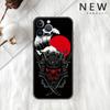 Чехол Samurai Oni Mask для Apple iPhone 11 13 14 12 Pro Max 7 8 XR X 6 5 5S SE 2022 13ProMax черный силиконовый чехол для телефона