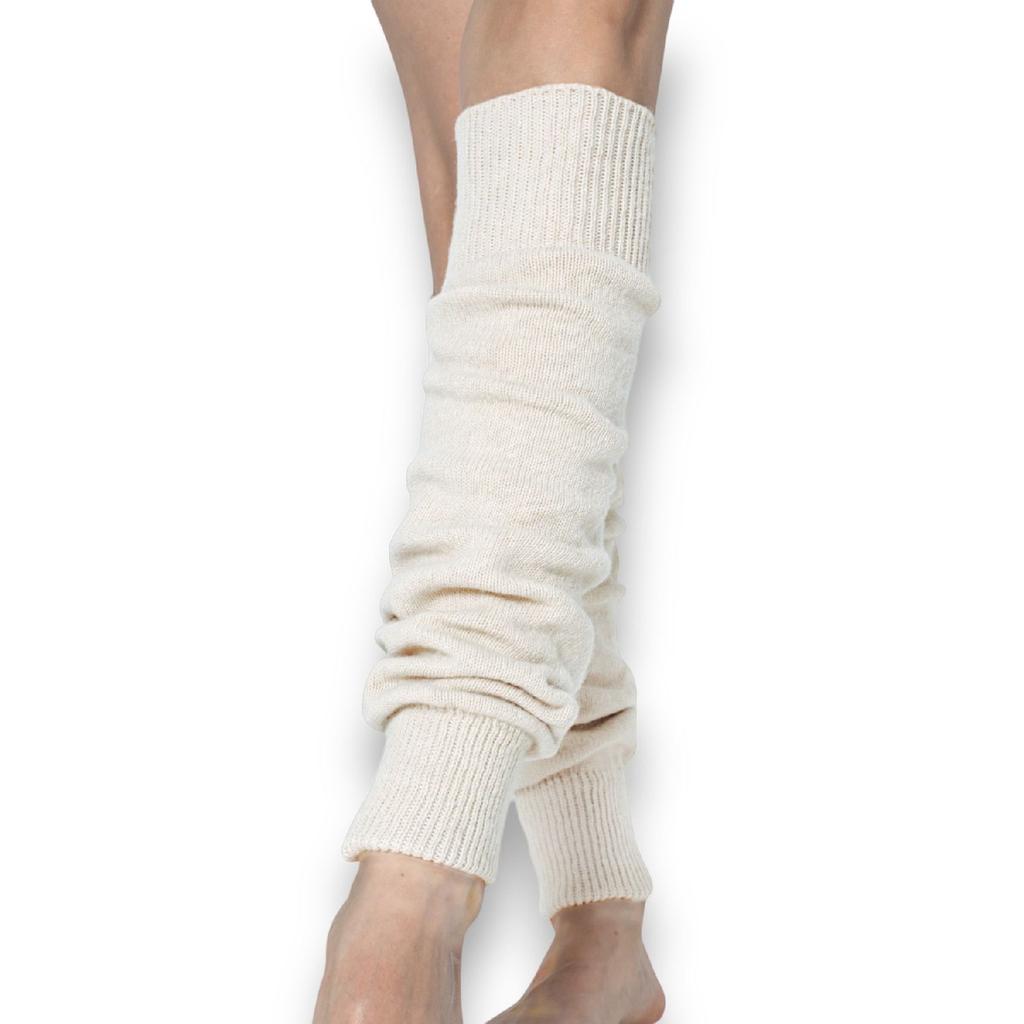 Натуральная шерсть черные зимние женские леггинсы толстые без стопы выше колена носки для йоги