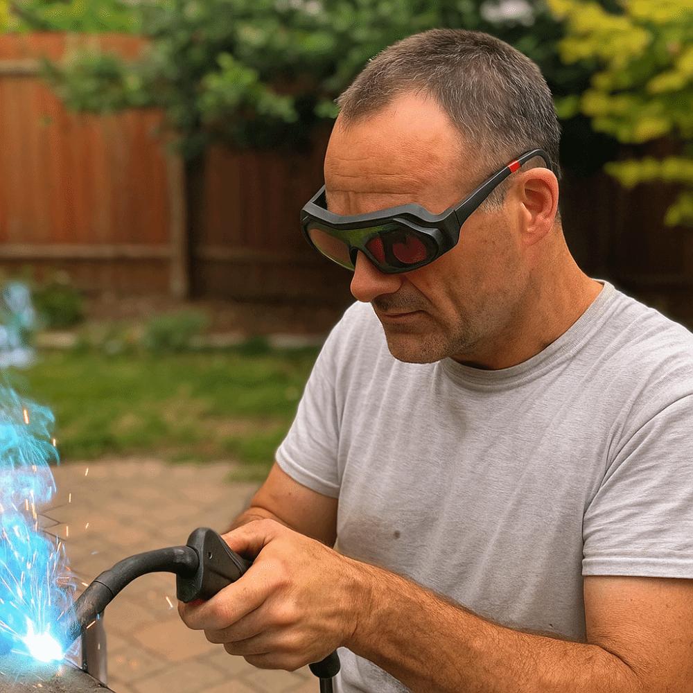 Solar Powered Automatic Dimming Welding Glasses Anti-glare Anti-Scratch Welder Glasses with Headband Auto Darkening