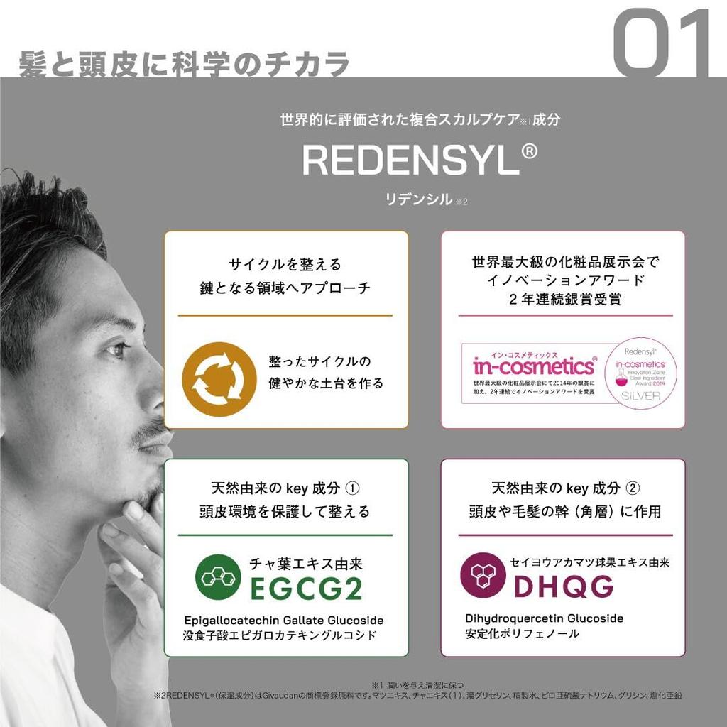 DRZERO Redenical Hair Scalp Conditioner for Made in Japan & Men, 400mL,