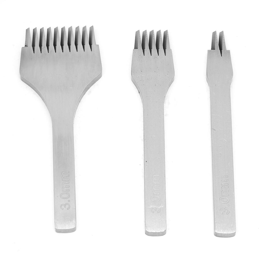 3 шт. Ручная работа Кожа PrO Stitch 2.73.03.383.85 мм Кожаный дырокол Инструмент(3.0mm)