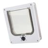 Cat Door Weatherproof 4 Modes Rotary Switch Control Interior Exterior Cat Door for Pets CatsXL