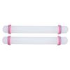 2Pcs Plastic Rolling Pin Safe Durable Sturdy Plastic Nonstick Surface Wide Application Small Rolling Pin