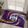 Anderlecht FC Design Crystal Velvet Carpet Cozy Non?Slip Printed Rug For Bedroom Living Room Entrance