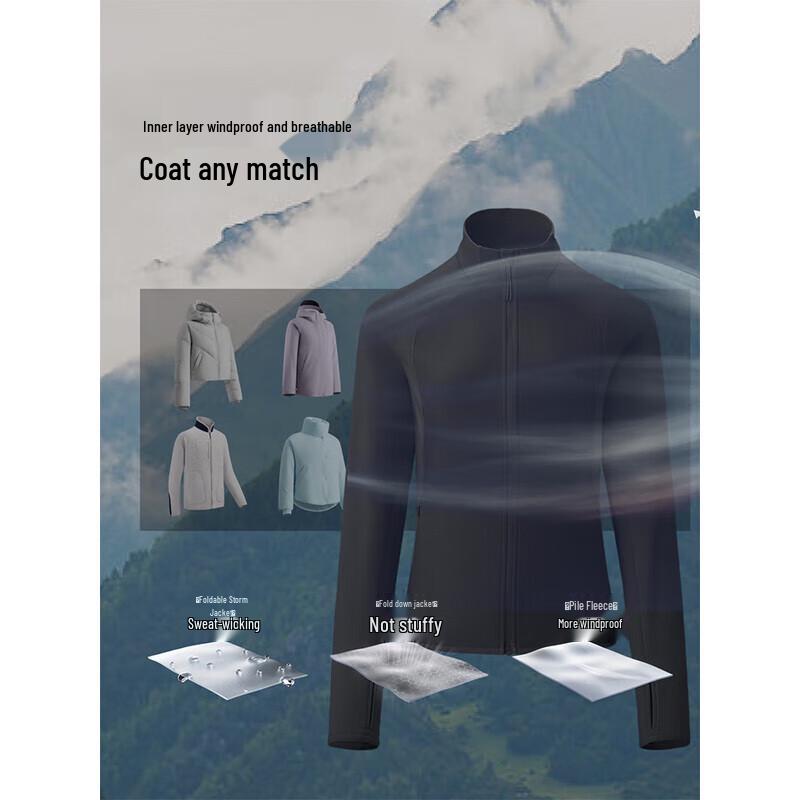 beneunder Women's Windproof Micro-Fleece Jacket