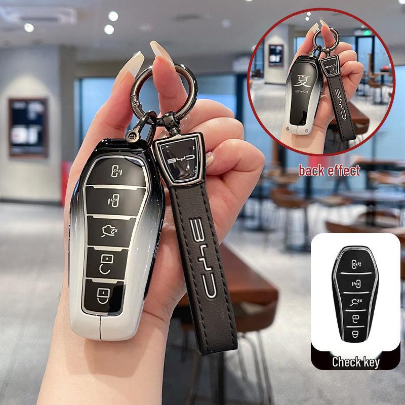BYD Xia 2025 DMI Excellence Металлический чехол для ключа