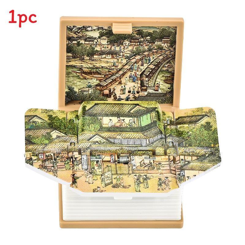 Брелок-брелок 3D Pop-Up Puzzle Book с сценой крепости для снятия стресса и в качестве креативного подарка