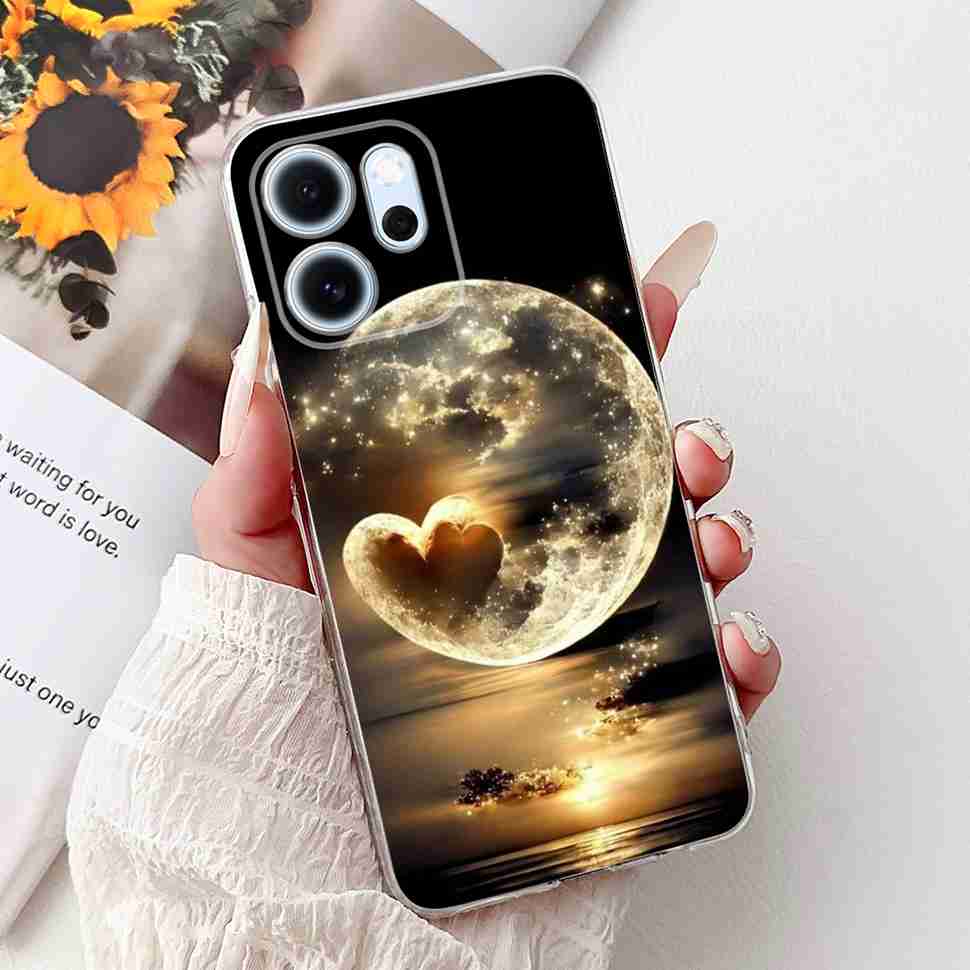 For Oppo Reno14 F 5G CPH27436.57" Case Colorful Butterfly Flowers TPU Soft Silicone Cover For Oppo Reno 14 F RENO14F Phone Cases
