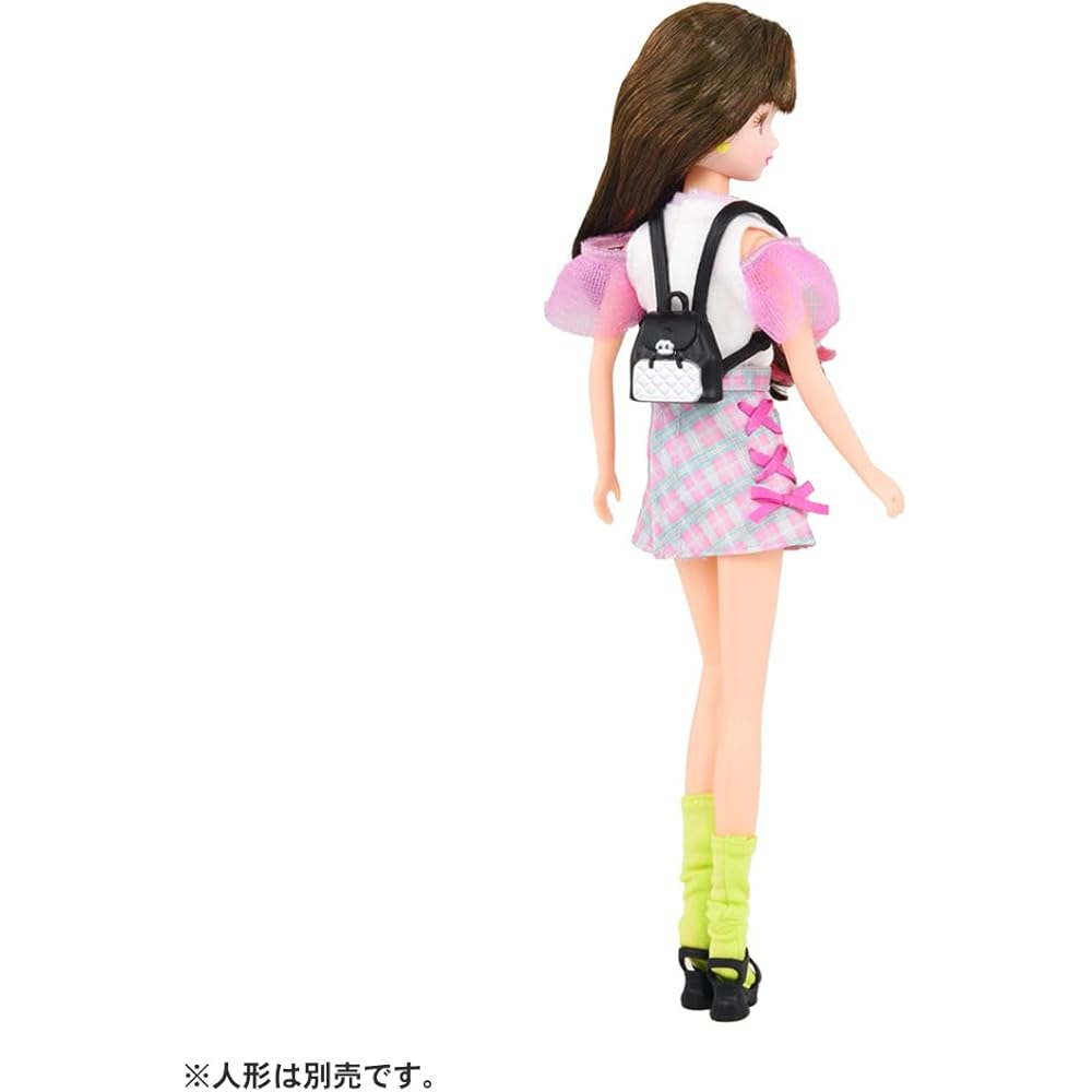 Takara Tomy Licca Dress with Photo Bag and Shoes for Dolls