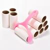 Y-Shaped Roller Hair Remover: Tearable Sticky Paper Brush for Pet and Clothing Dust Removal
