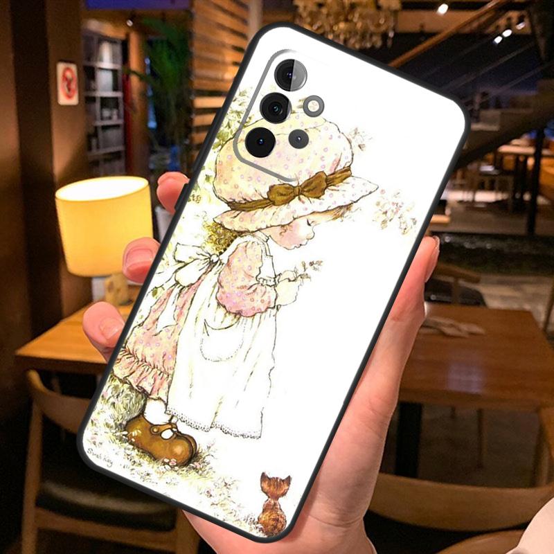 Чехол для телефона с рисунком Sarah Kay для Samsung A51 A71 A50 A70 A13 A23 A33 A53 A12 A22 A32 A42 A52 A54 A34 A14